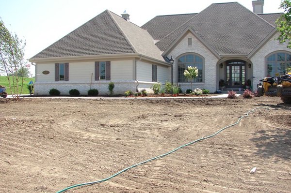 Brookfield residential before lawn